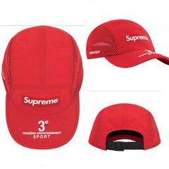 Supreme Red 3e Arrondissement Sport Cordura 5-Panel Camp Cap