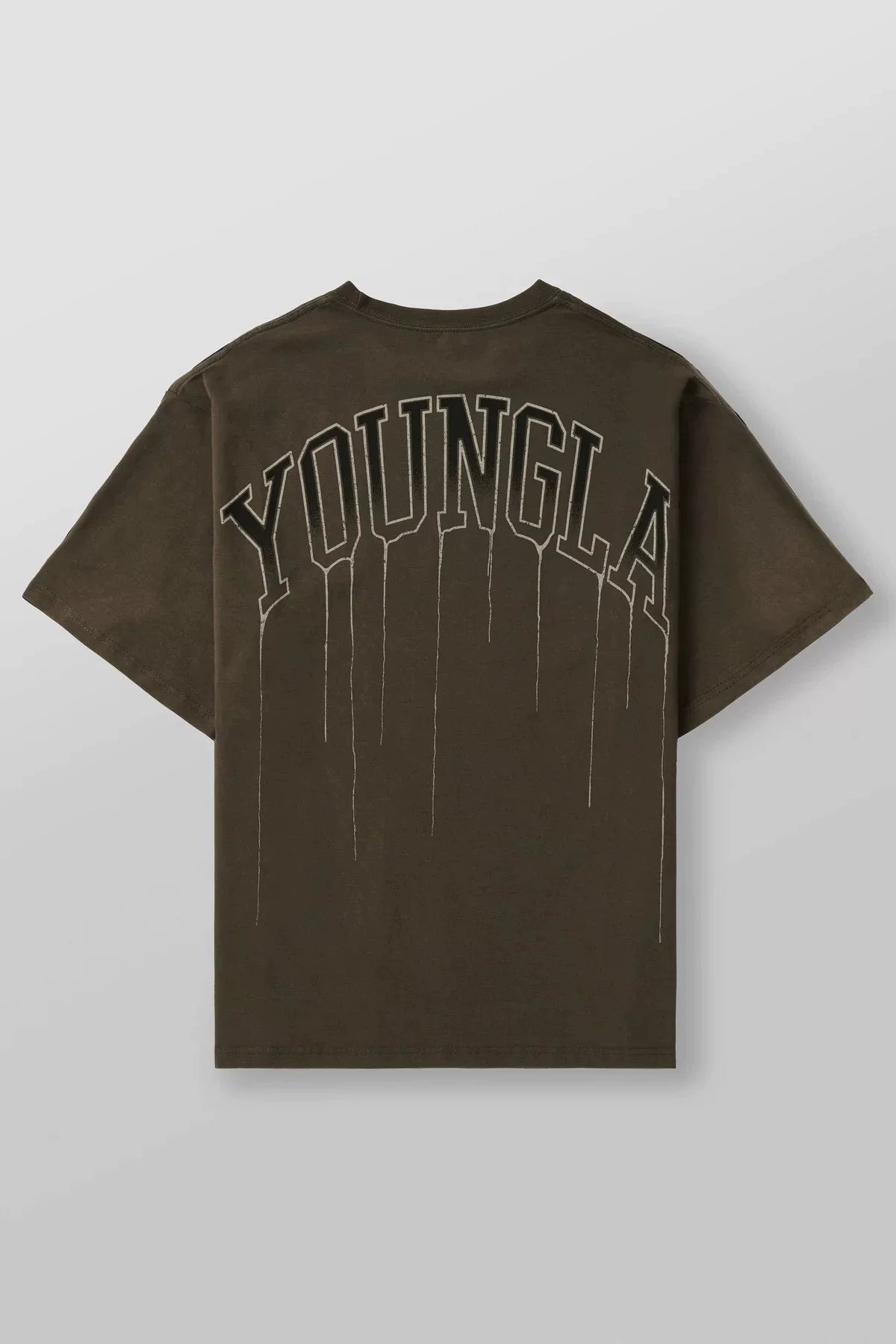 European and American trendy brand Youngla sports T-shirt American casual T-shirt fitness loose round neck short sleeved cross-border foreign trade
