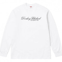 Supreme x Aphex Twin "Donkey Rhubarb" Long Sleeve Top - White