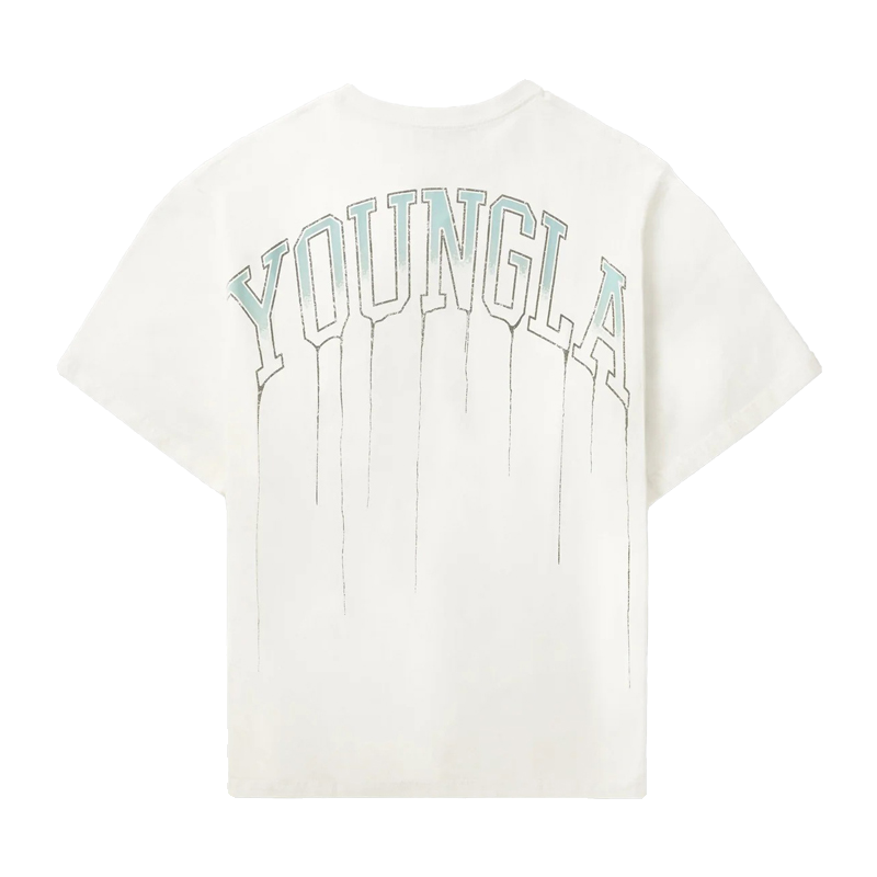 European and American trendy brand Youngla sports T-shirt American casual T-shirt fitness loose round neck short sleeved cross-border foreign trade