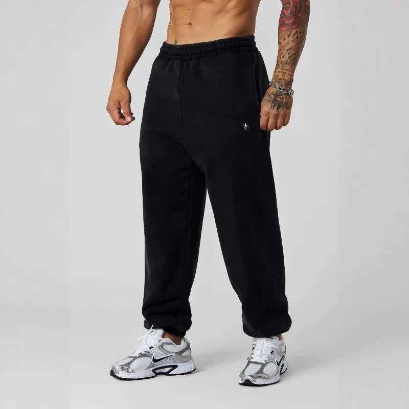 American fashion brand YOONGLA sports and fitness pants, European and American drawstring jogging cotton casual versatile ankle binding pants