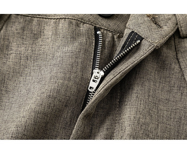Pleated Wide Leg Casual Pants