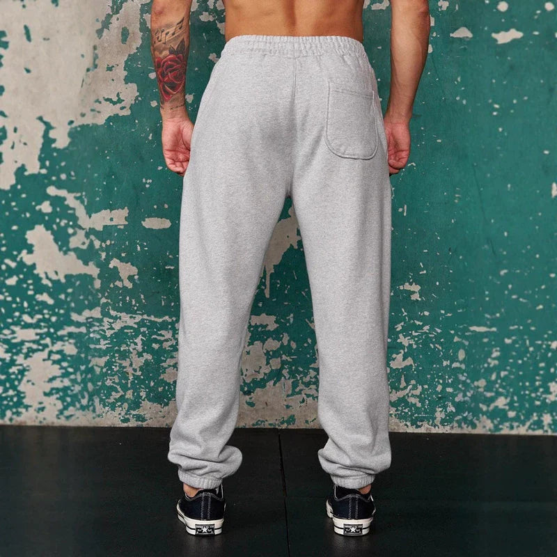Autumn and Winter American Trendy Brand YOUNG LA New Muscle Fitness Sports Running Pants Casual Printed Leg Tights