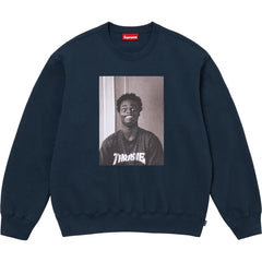 Supreme x Thrasher Photo Crewneck – Navy