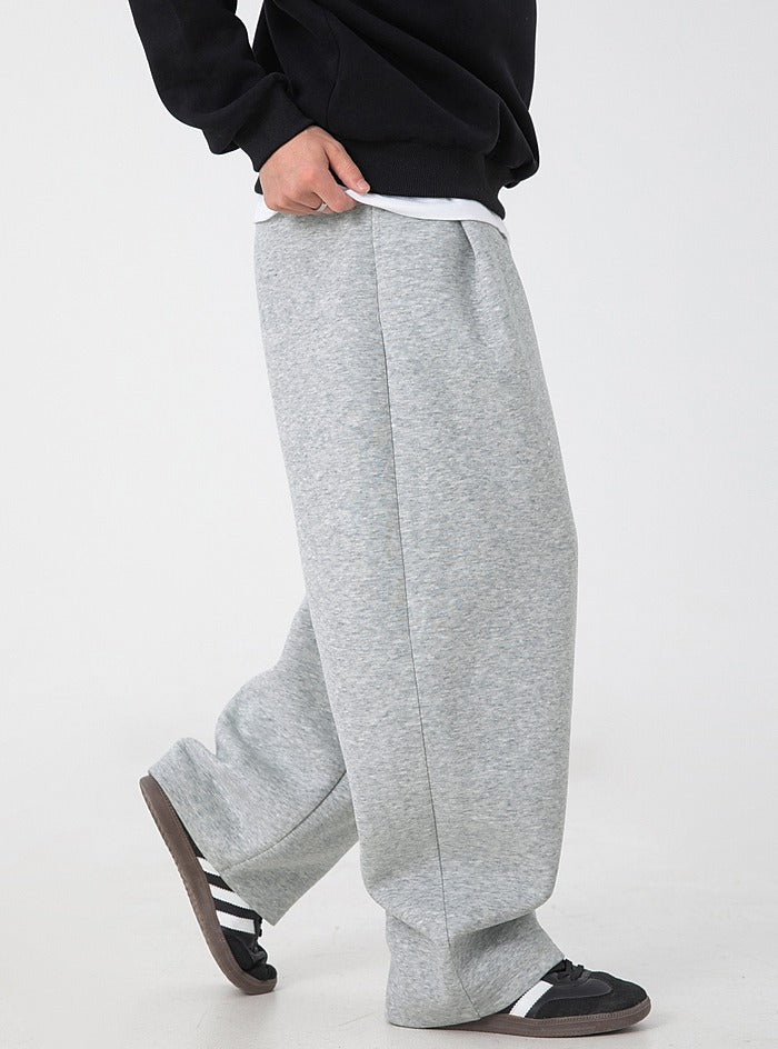 Heavyweight Wide-Leg Casual Sweatpants