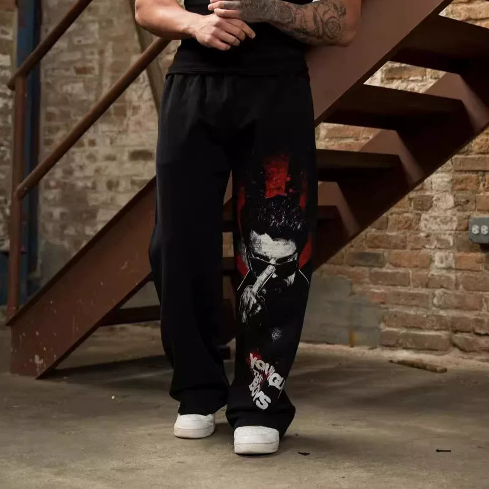 YOONGLA collaborates with THE BOYS, a trendy American brand, for men's sports pants and fitness running casual pants