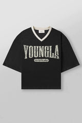 YOUNG LA American Trendy Brand Fitness Sports Short Sleeve Quick Drying Breathable Loose Large Mesh Trendy T-shirt Top for Men (5)