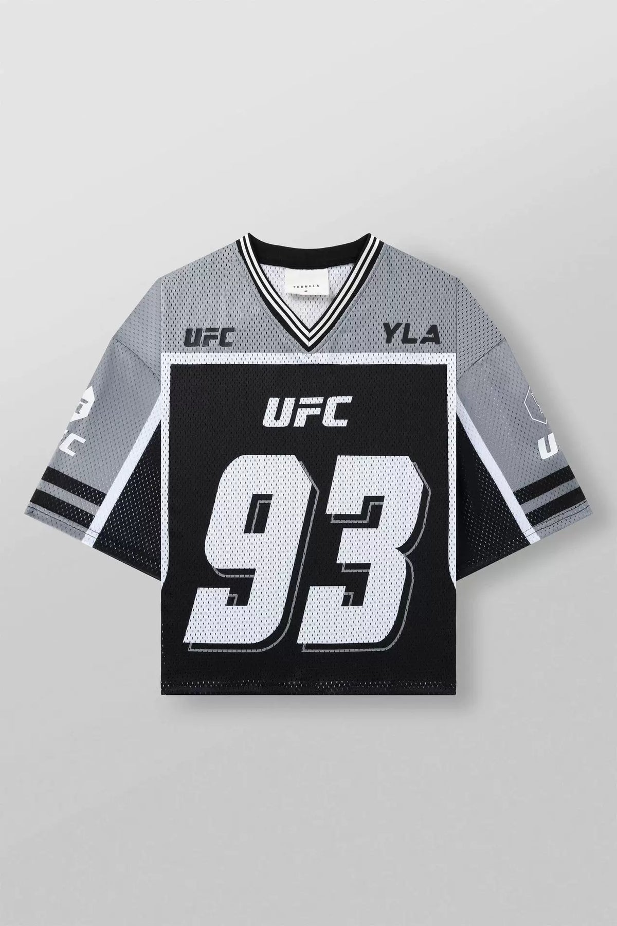 YOUNG LA American Trendy Brand Fitness Sports Short Sleeve Quick Drying Breathable Loose Large Mesh Trendy T-shirt Top for Men (5)