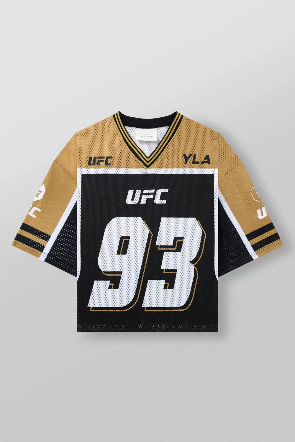 YOUNGLA美式新款男士超大T恤 UFC联盟同款运动健身速干透气短袖男