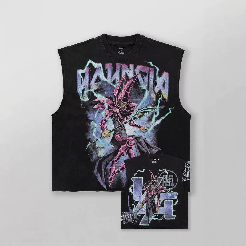 American fashion brand YOUNGLA collaborates with Superman men's vest, muscle sports fitness basketball sleeveless top