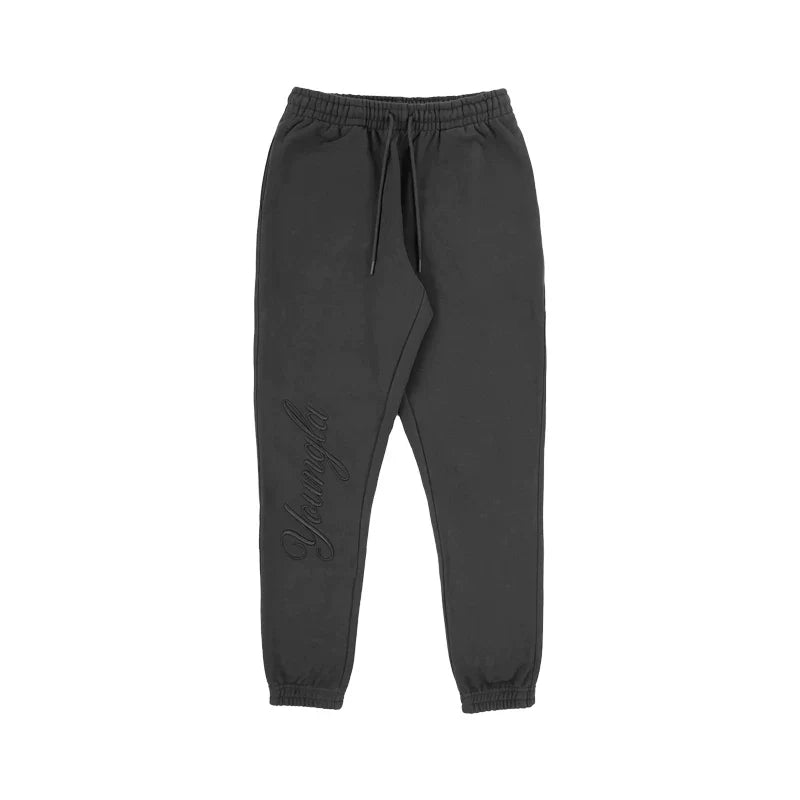 Cross border foreign trade, European and American trendy brand YOUNG LA sports and fitness pants, American casual embroidered looped leg binding pants