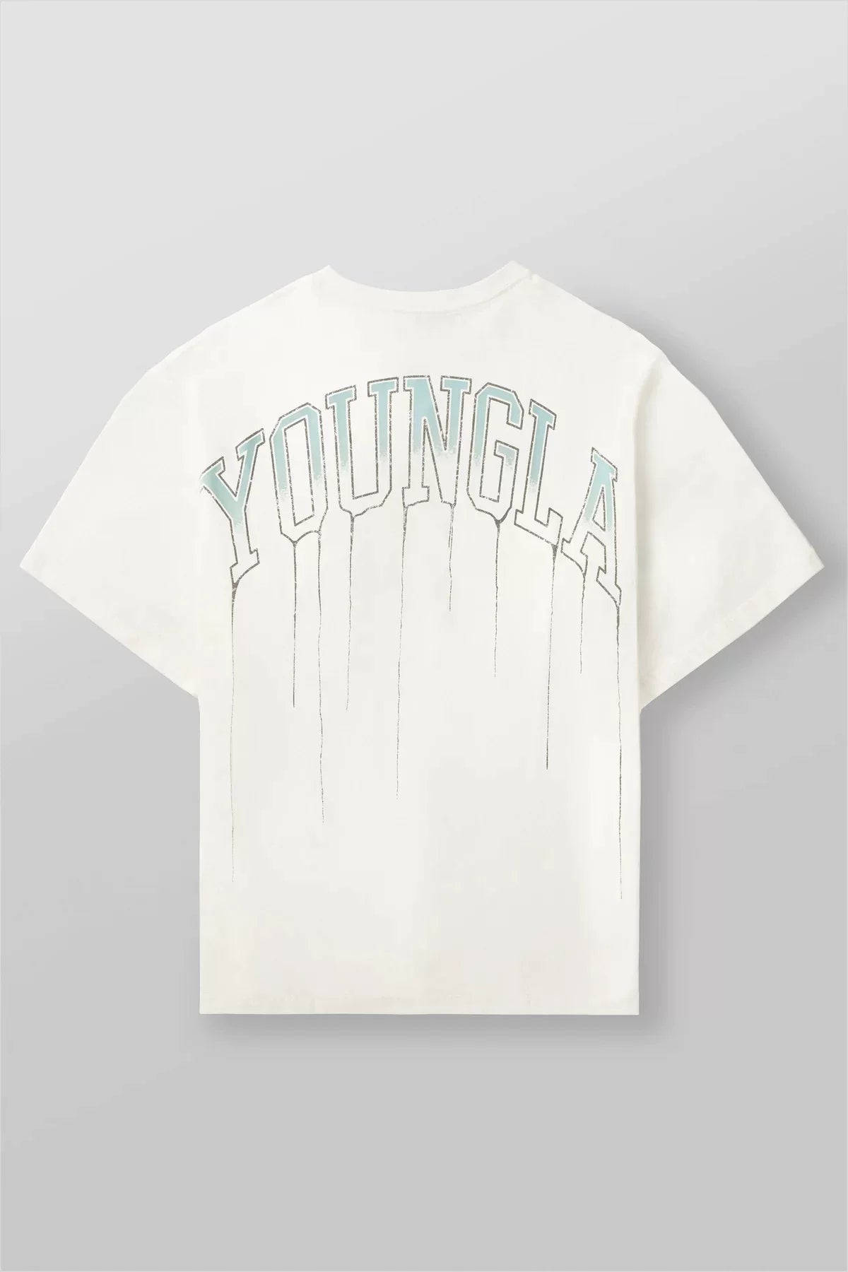 European and American trendy brand Youngla sports T-shirt American casual T-shirt fitness loose round neck short sleeved cross-border foreign trade