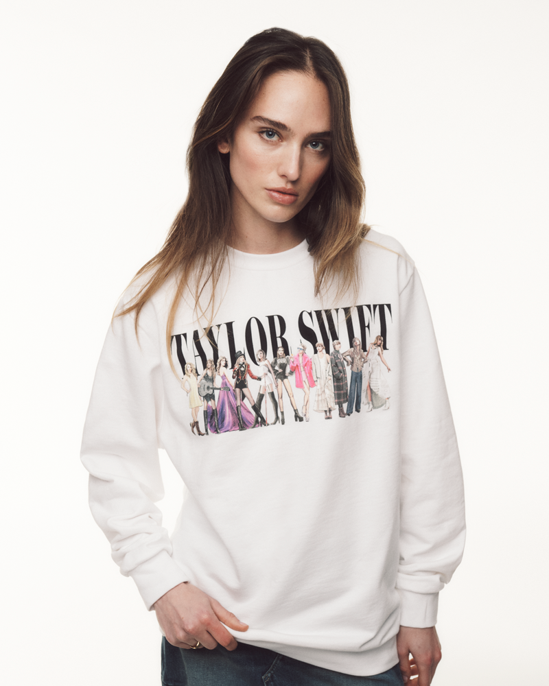 TTPD Eras White Crewneck