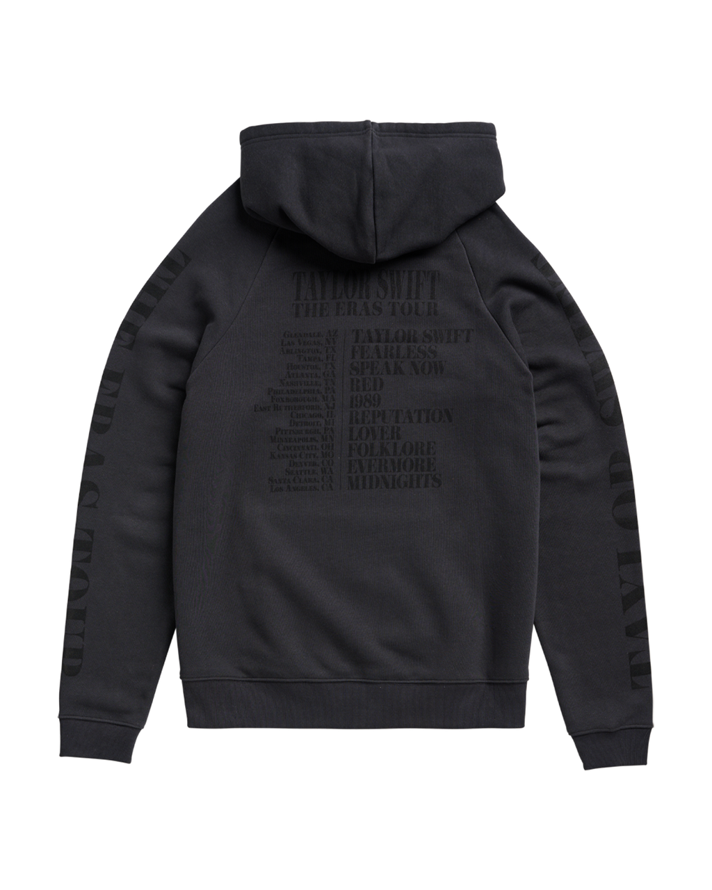 Taylor Swift | The Eras Tour Through LA Black Hoodie