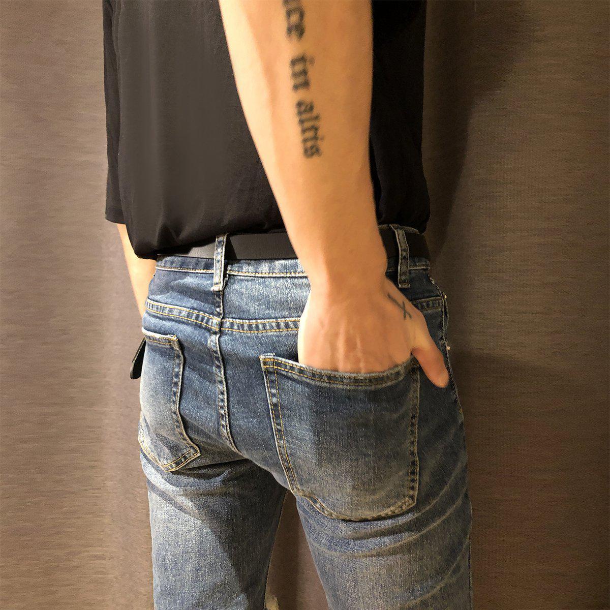 Stretched Ripped Jeans