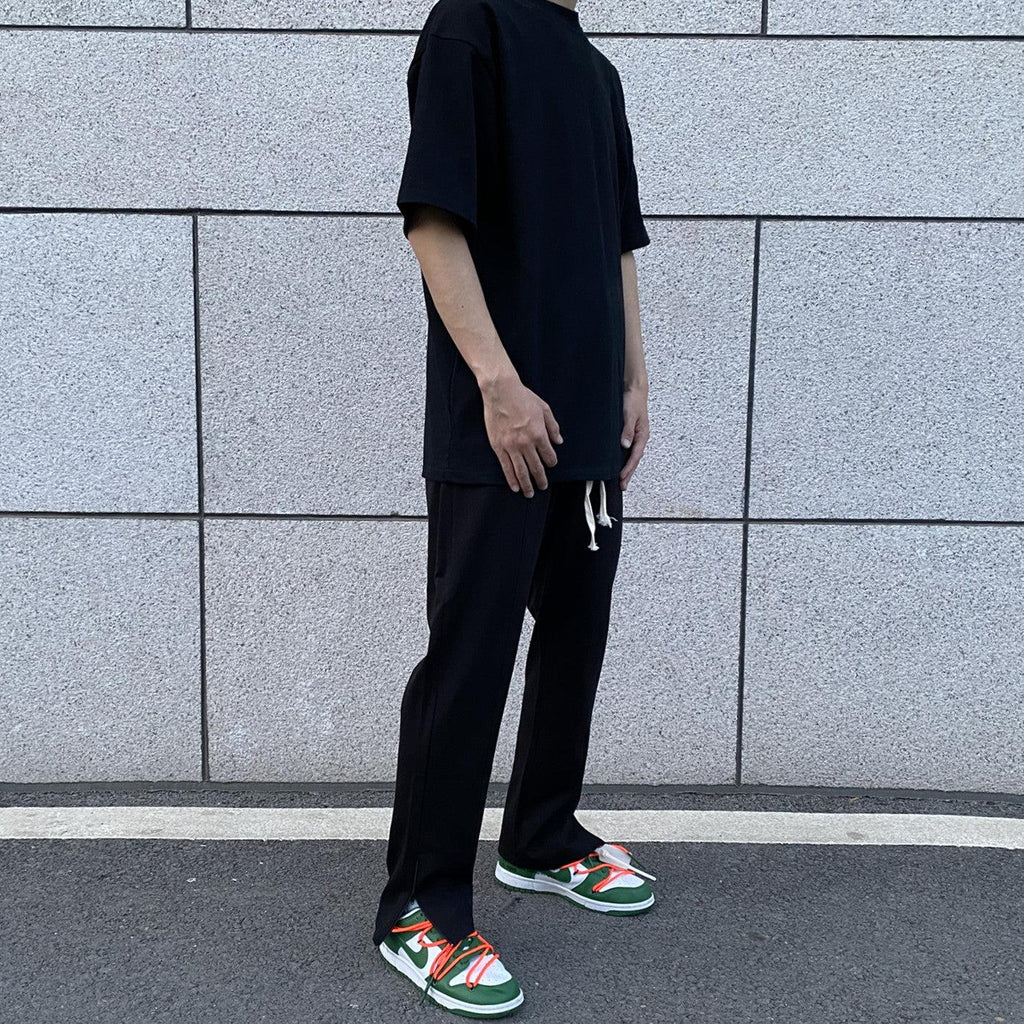 Side Zipper Slim Sports Pants