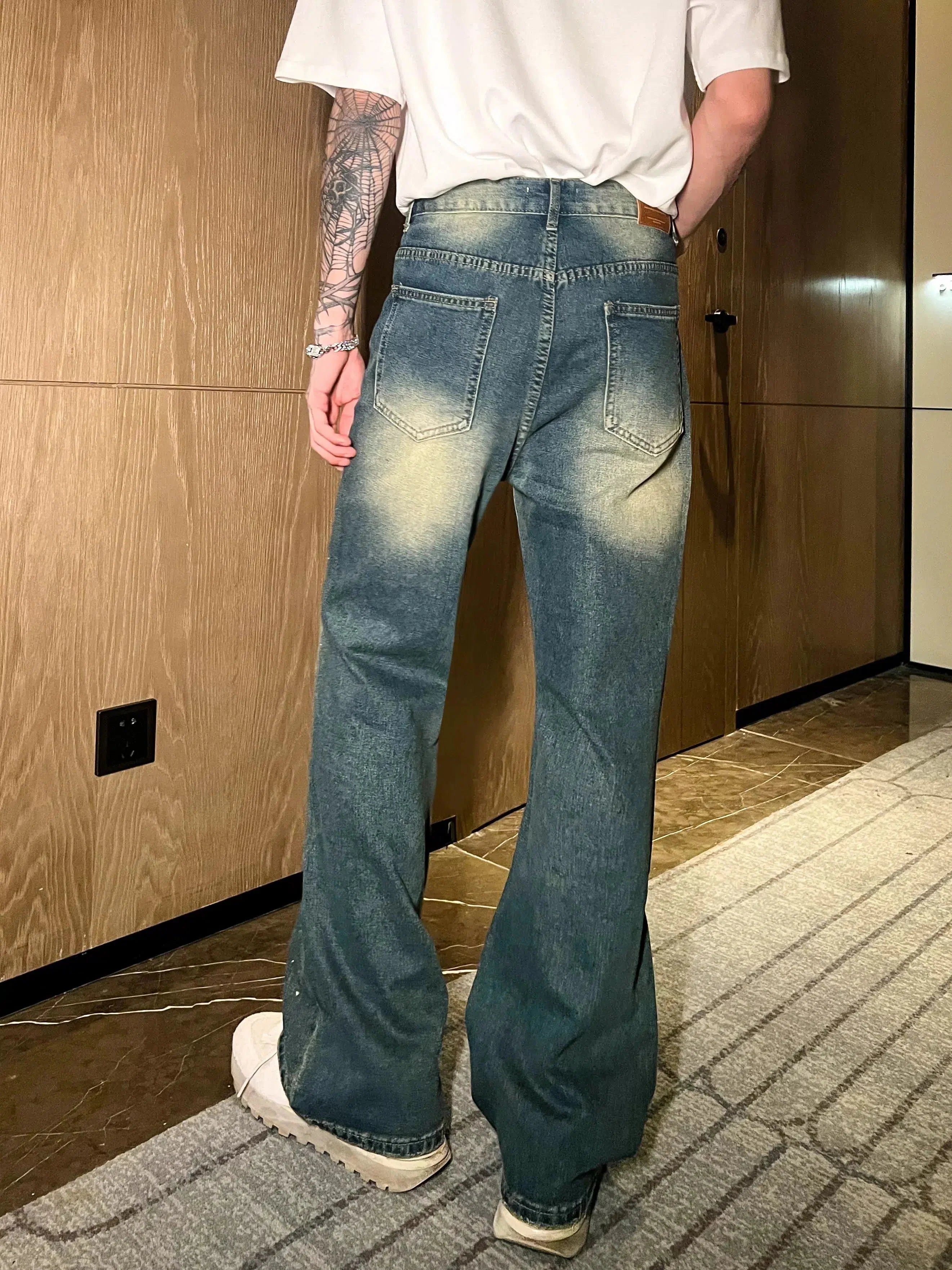 Rhinestone-Embellished  Jeans