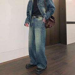 Wide-leg Retro Jeans