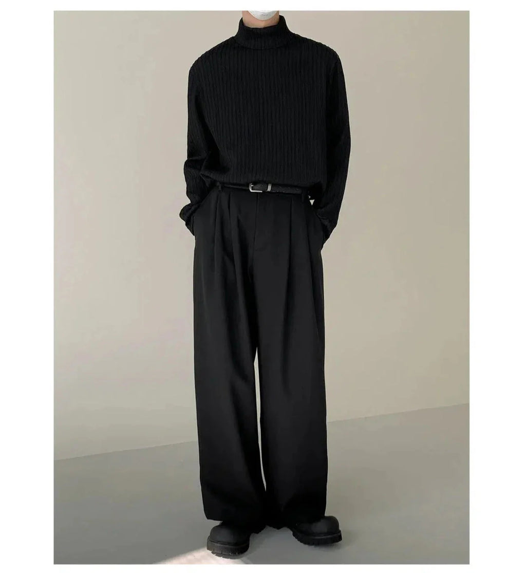 Wide-leg Suit Pants