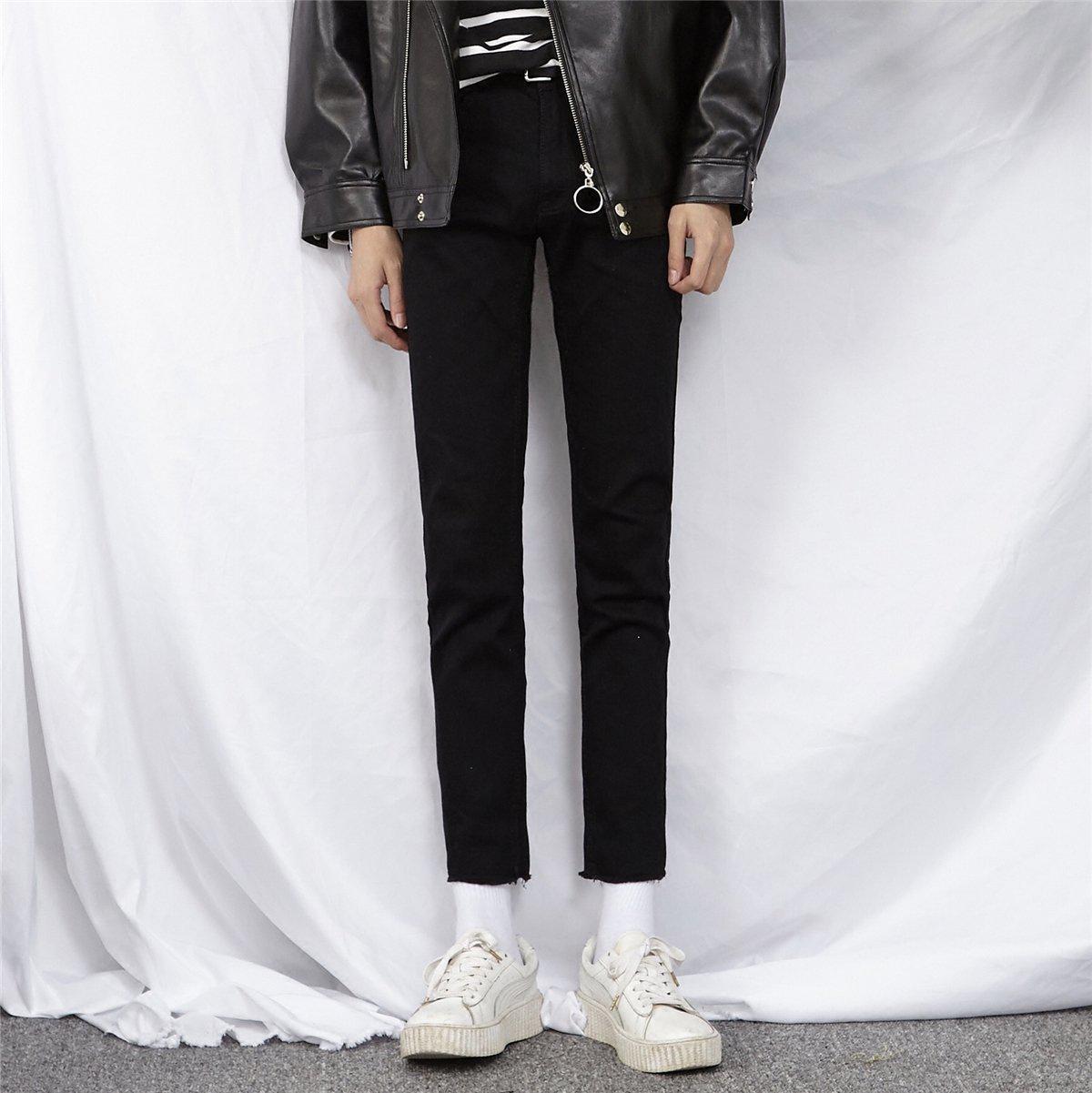 Elastic Black Skinny Jeans