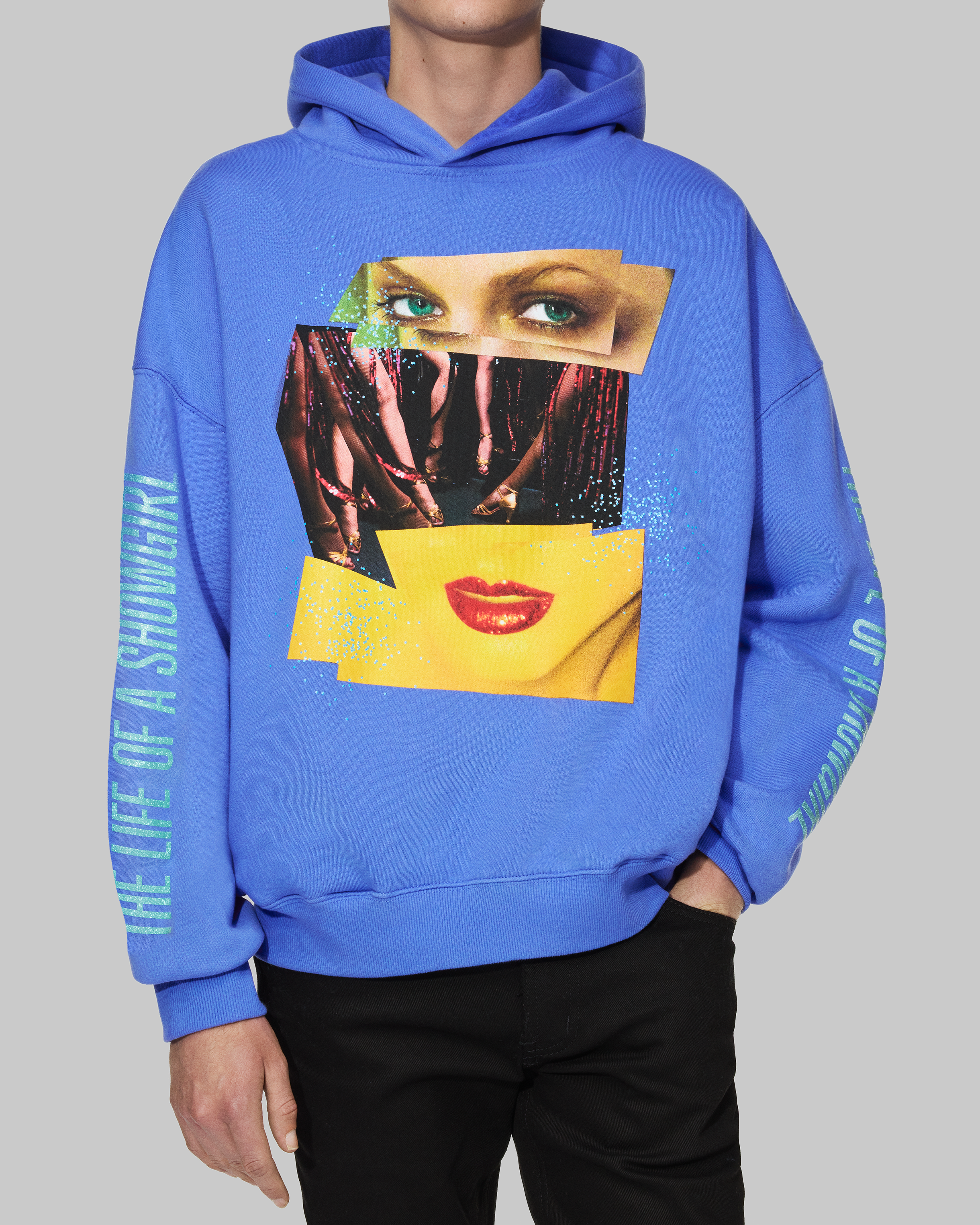 The Life of a Showgirl Violet Blue Hoodie