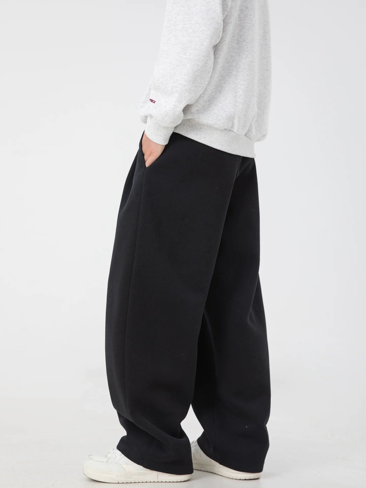 Heavyweight Wide-Leg Casual Sweatpants