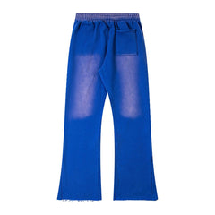 Hellstar Washed Fleece Graphic Sweatpants (Blue)