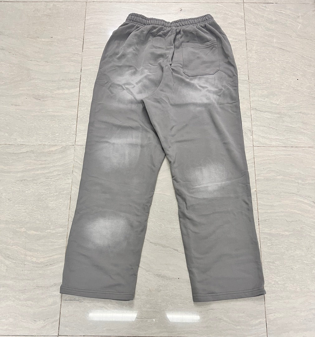 HELLSTAR Pink Flame Graphic Vintage Wash Sweatpants