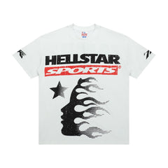 Hellstar Vintage Wash Spray Can Graphic Oversized T-Shirt - Black