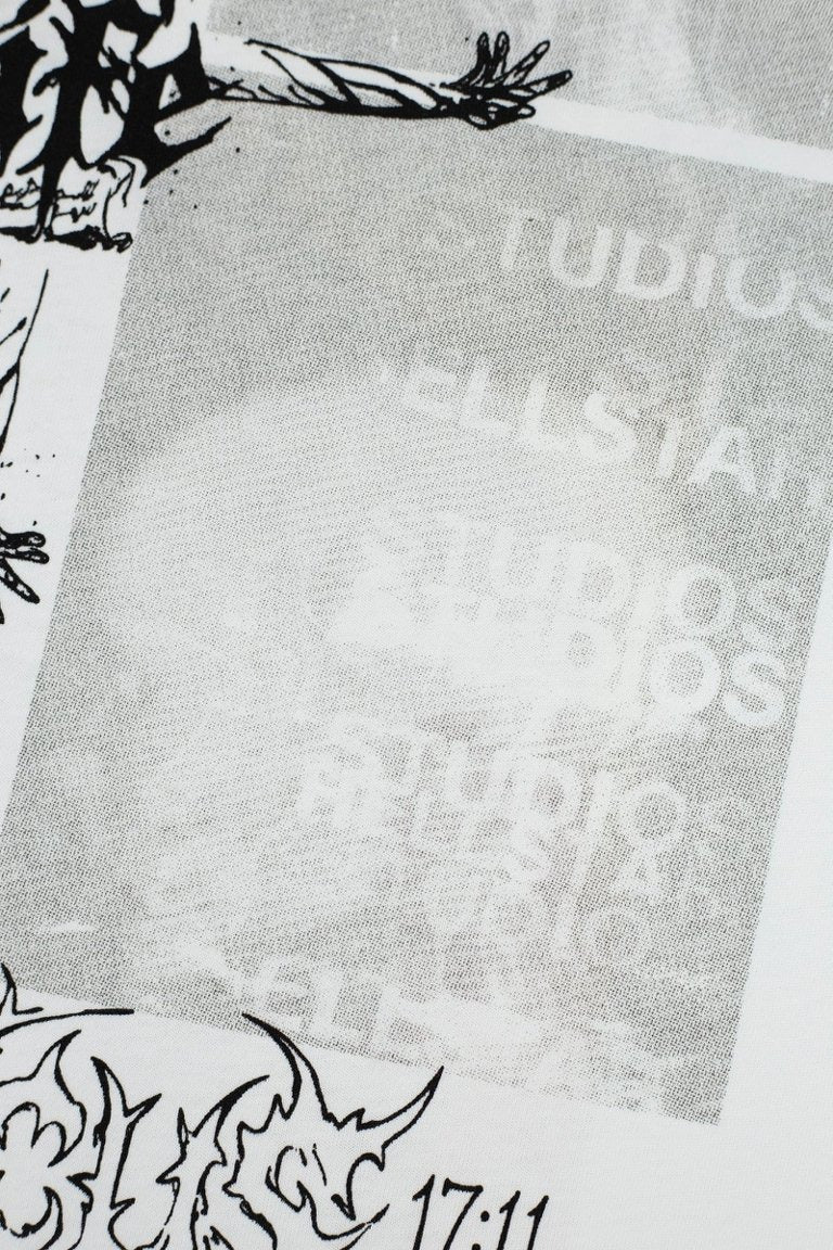 Hellstar Studios Large Logo Vintage Washed Oversized T-Shirt