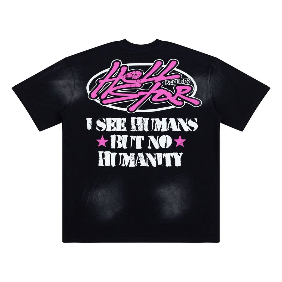 Hellstar Studios "FOR THE SUN" Graphic Oversized T-Shirt - Black