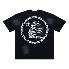 Hellstar Records Camo Graphic Cotton T-Shirt