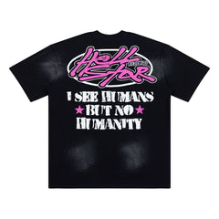 Hellstar Studios "FOR THE SUN" Graphic Oversized T-Shirt - Black