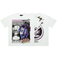 Hellstar Vintage Letter Graphic Oversized T-Shirt
