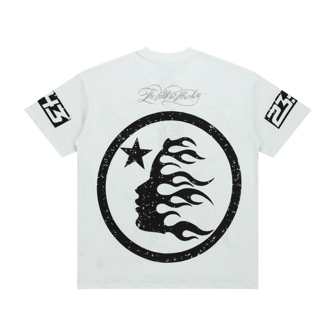 Hellstar Path to Paradise Graphic Oversized T-Shirt - Streetwear Washed Black