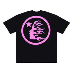 Hellstar Studios Rhinestone Graphic Oversized T-Shirt - Black