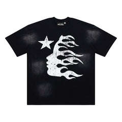 Hellstar Studios Graphic Oversized T-Shirt - Streetwear Unisex Tee