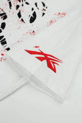 Hellstar Splatter Dragon Graphic Oversized T-Shirt - Washed Black