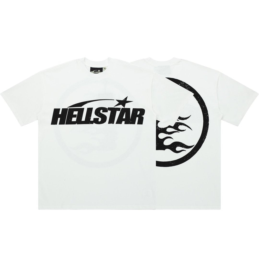 Hellstar Studios Oversized Classic Logo Graphic Cotton T-Shirt