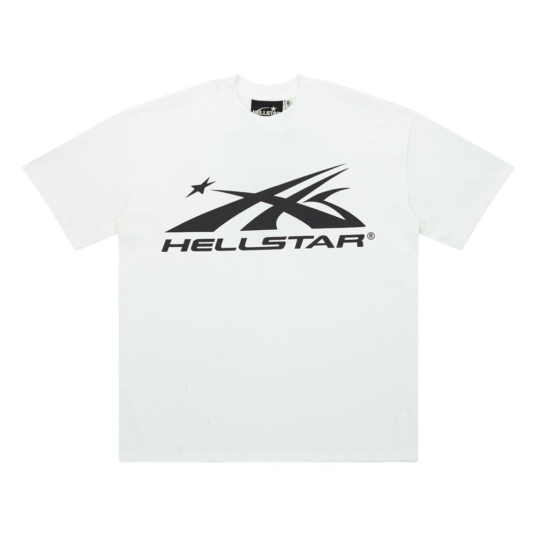 Hellstar Sports Bold Logo Graphic Oversized T-Shirt - White