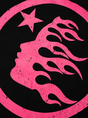 Hellstar Studios Globe Graphic Oversized T-Shirt - Black