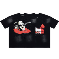 Hellstar Studios Halloween Skull Graphic Oversized Cotton T-Shirt