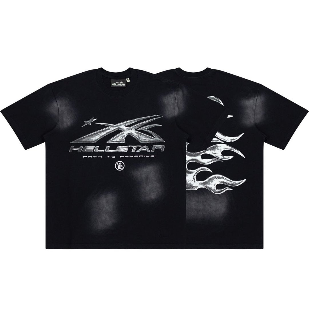 Hellstar Sports Graphic Logo Oversized Cotton T-Shirt