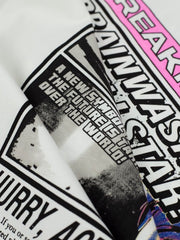 Hellstar Vintage Letter Graphic Oversized T-Shirt
