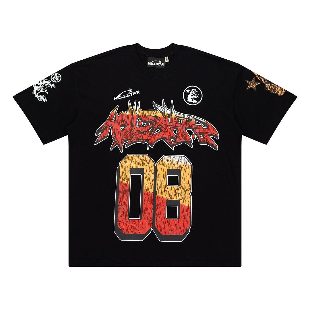 Hellstar Studios RECORDS Graphic Oversized Cotton T-Shirt