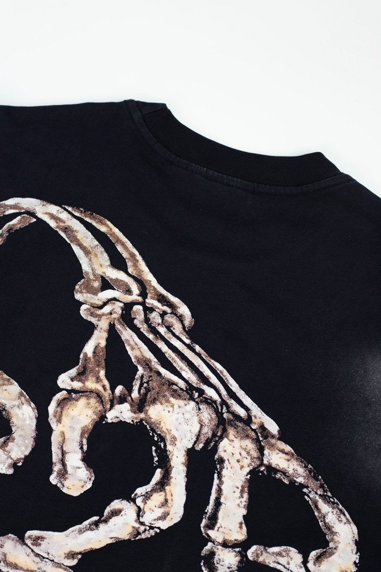 Hellstar Glory Thorns Doll Graphic Oversized T-Shirt - Black