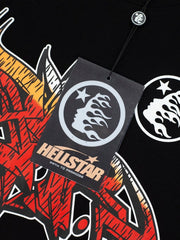 Hellstar Studios RECORDS Graphic Oversized Cotton T-Shirt