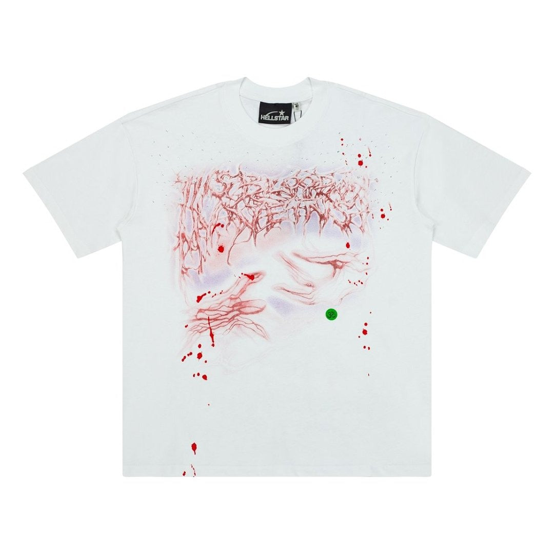 Hellstar Studios INS Style Large Logo Oversized Cotton T-Shirt