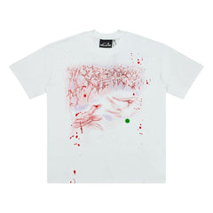 Hellstar Studios INS Style Large Logo Oversized Cotton T-Shirt