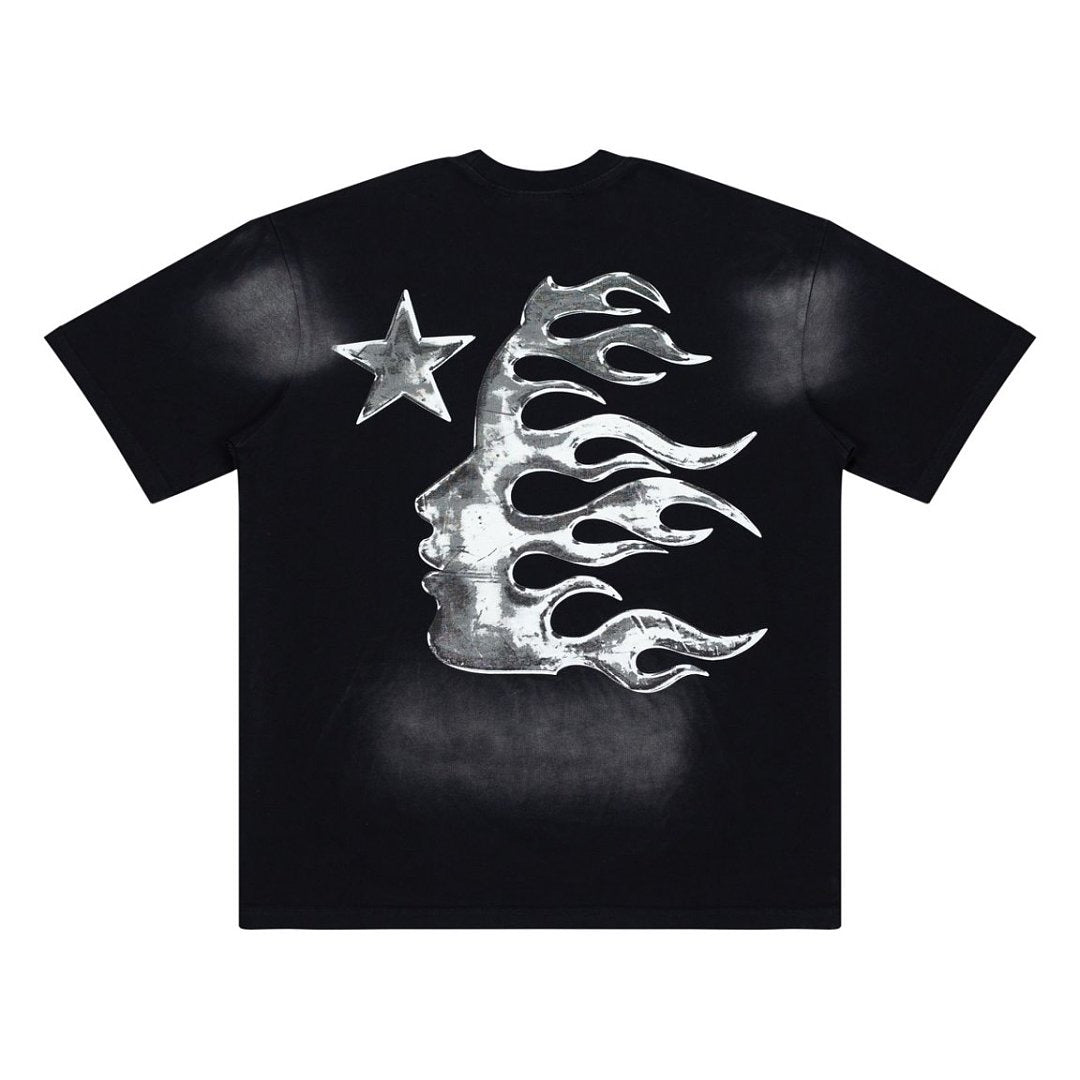 Hellstar Sports Graphic Logo Oversized Cotton T-Shirt